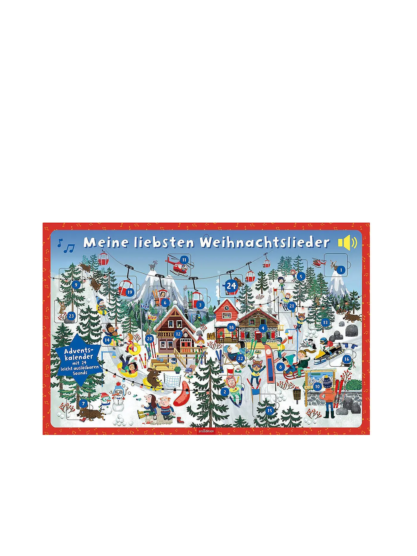 ARS EDITION VERLAG | Adventskalender - Meine liebsten Weihnachtslieder | 